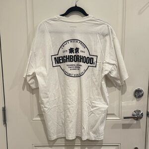 Neighborhood Men’s White Short Sleeve Tee Size Medium